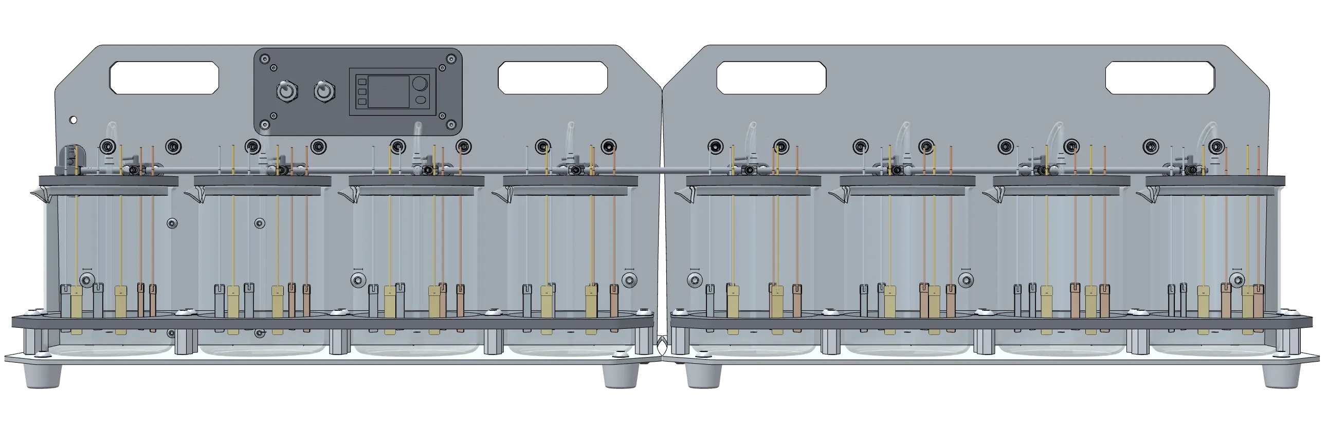 CH561 - front view with the main components labelled