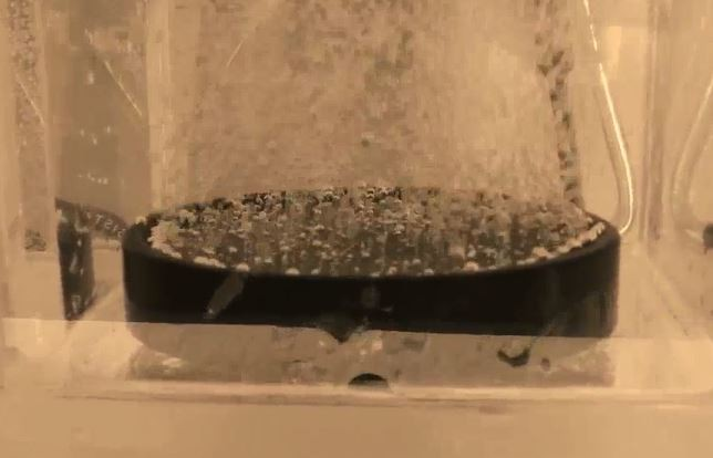 Aeroflotation lab installation