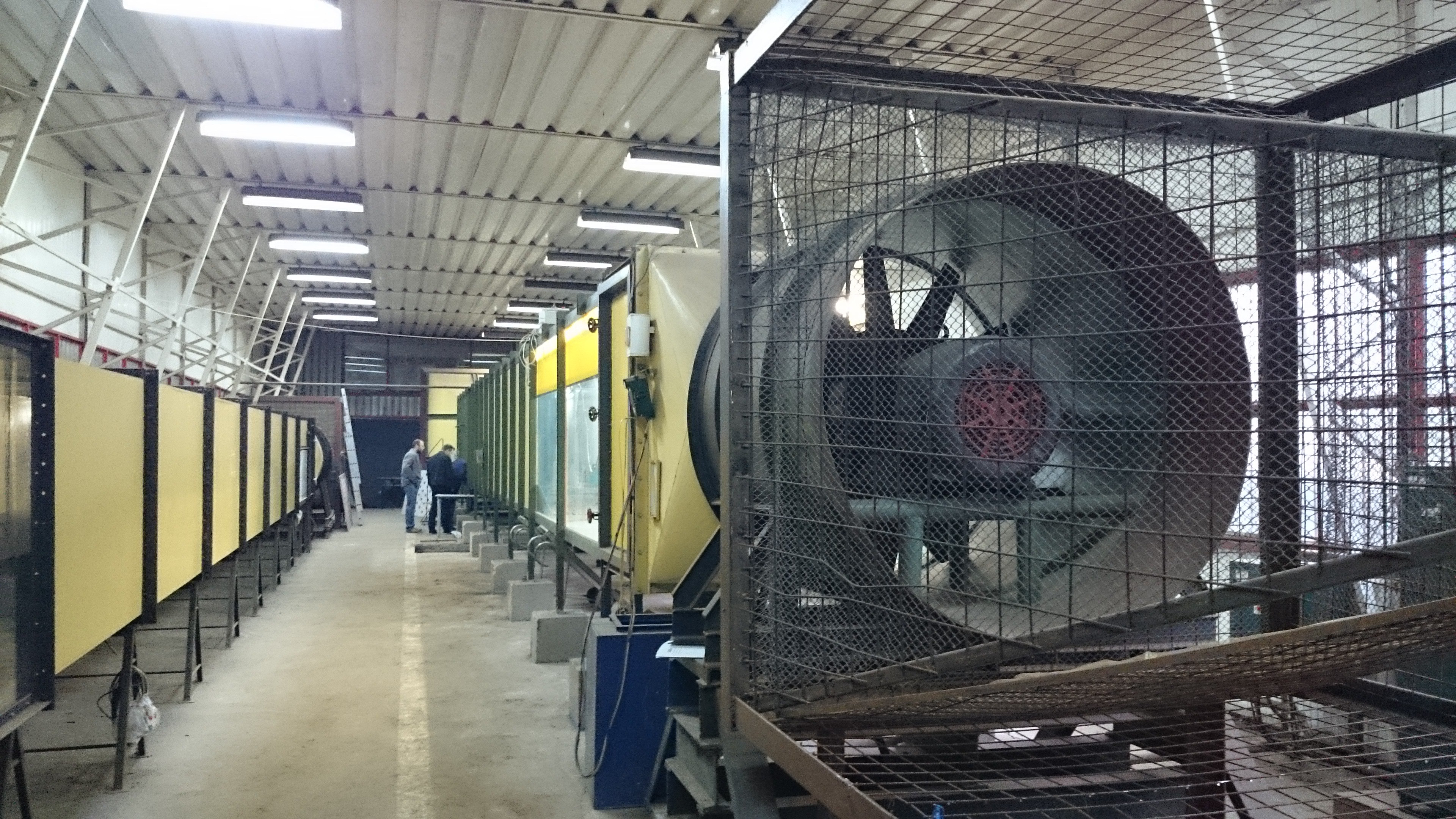 Tunelul aerodinamic inainte de modernizare