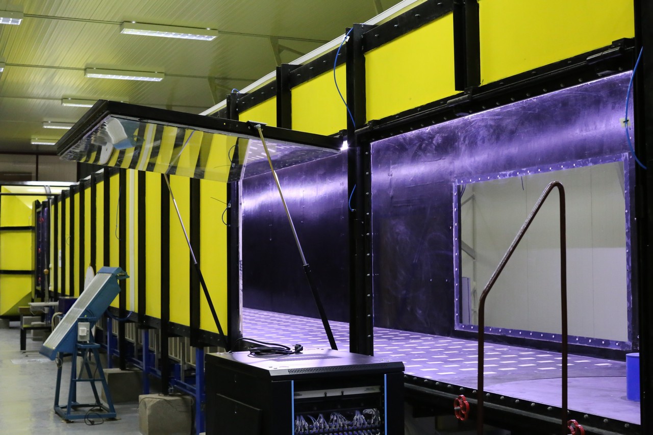 Tunelul aerodinamic dupa modernizare