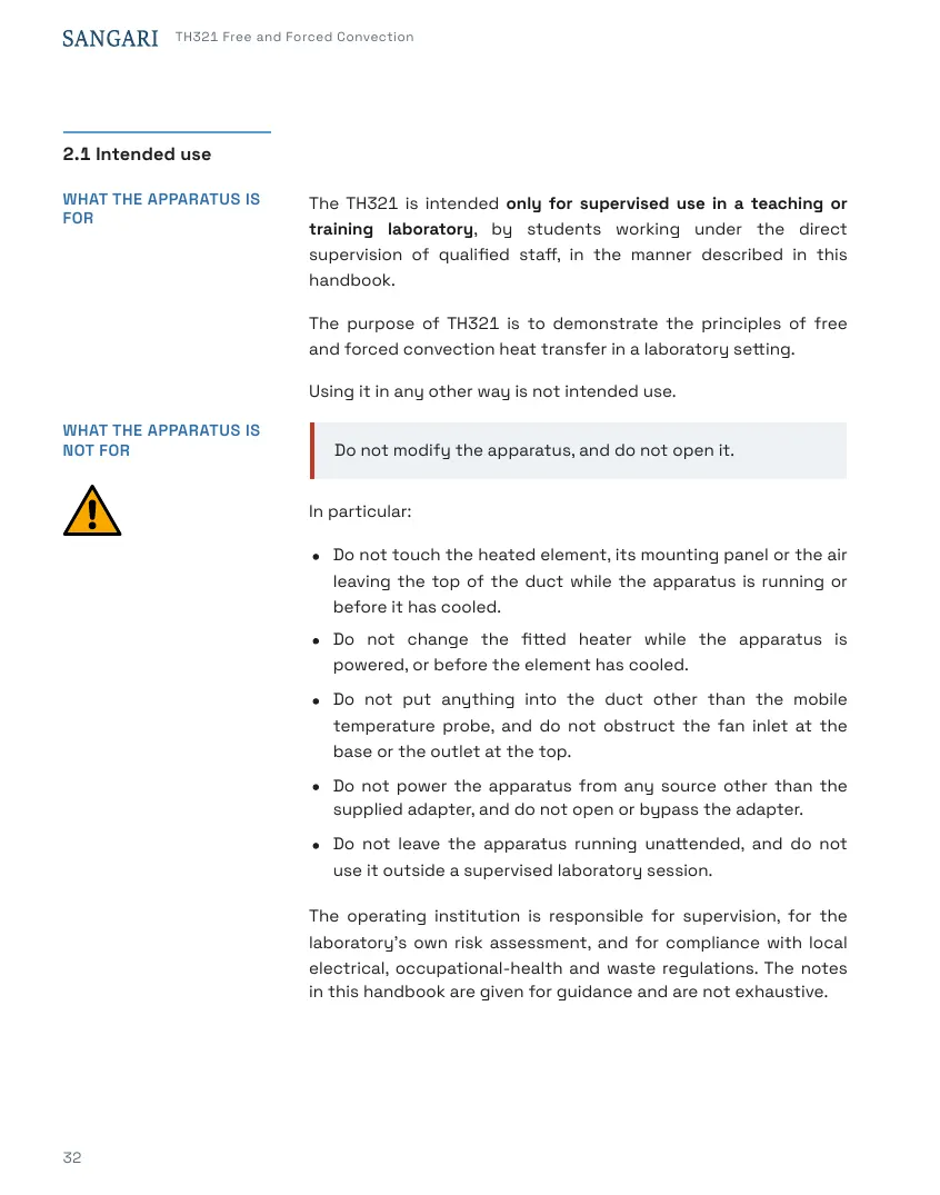 TH321 Student's Handbook, page 32